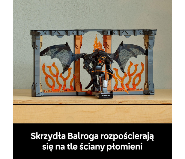 LEGO Icons 10367 Władca pierścieni: Book nook z Balrogiem - 1331602 - zdjęcie 8